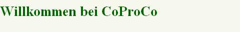 Willkommen bei CoProCo